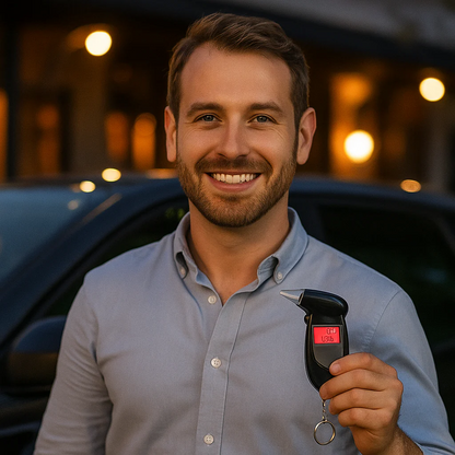 Portable Keychain Alcohol Breathalyser