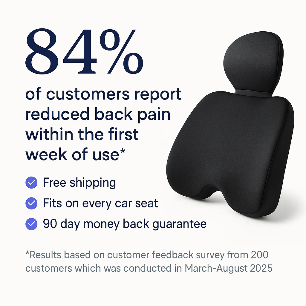 Seat Cushion for Back Support